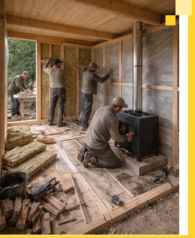 Профессиональный монтаж бань под ключ в Конаково для дома