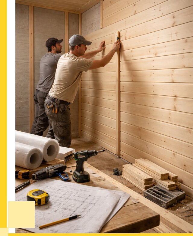 Обшивка бани вагонкой в Конаково от 1216 р., ЭриданКнк