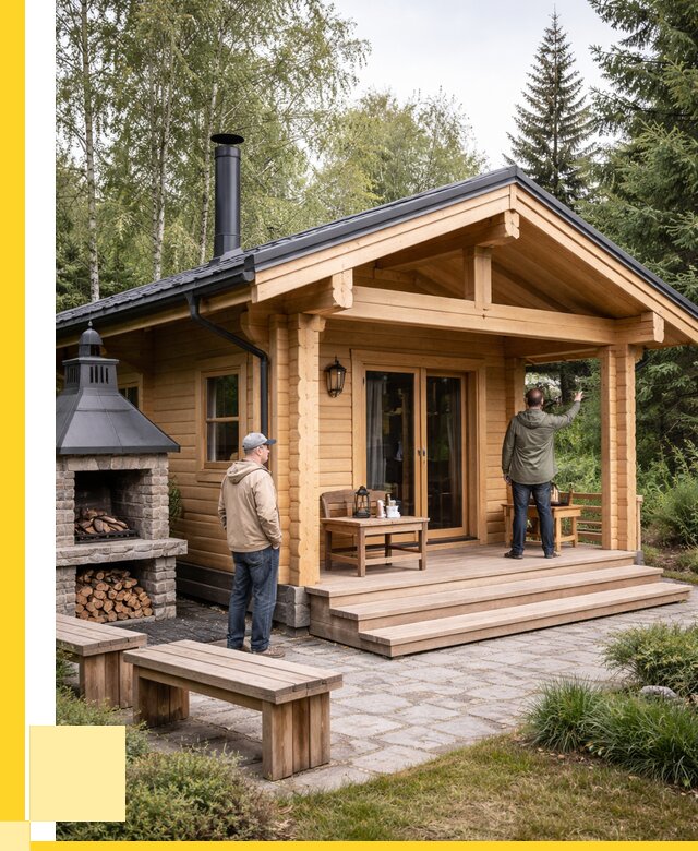 Деревянные бани под ключ в Конаково от 456165 р. | ЭриданКнк