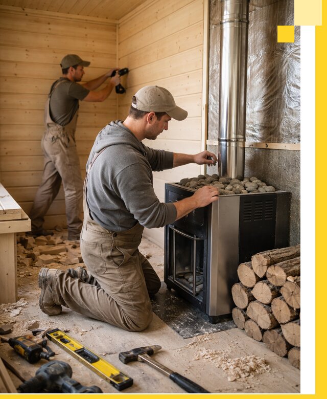 Строительство деревянных бань под ключ в Конаково проекты и монтаж