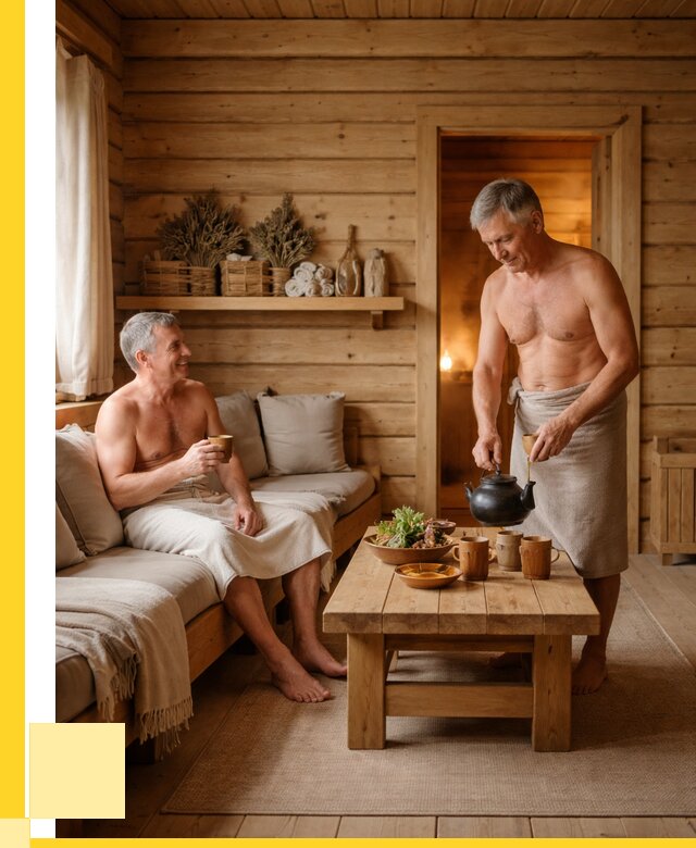 Бани с комнатой отдыха под ключ в Конаково от 456165 р. | ЭриданКнк