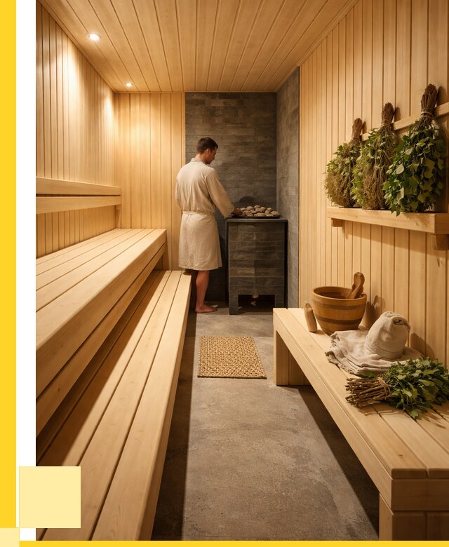 Отделка парной под ключ в Конаково от 354795 р. | ЭриданКнк