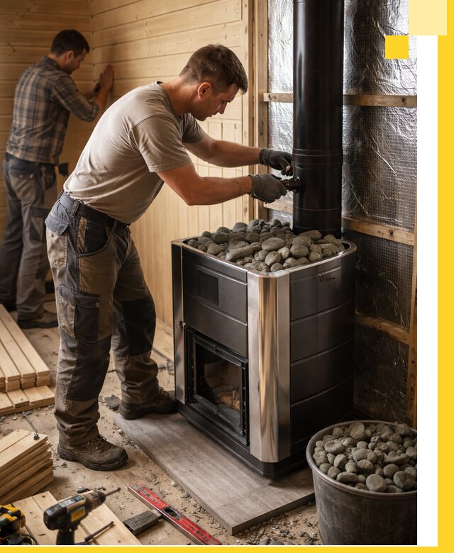 Проектирование и строительство парилок для бани в Конаково под ключ