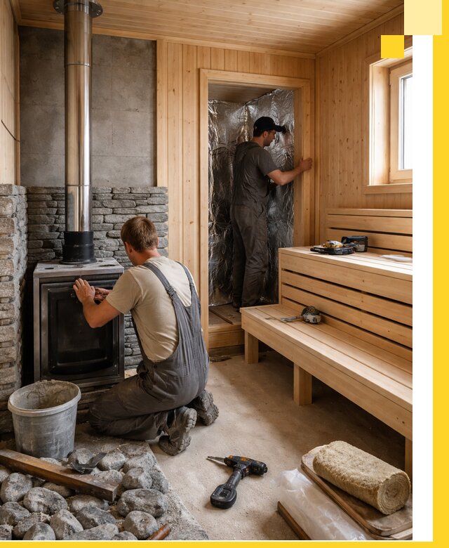 Строительство и изготовление бань под ключ в Конаково