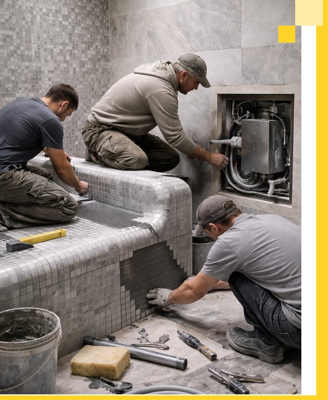 Проекты хамамов под ключ в Конаково и дизайн и строительство