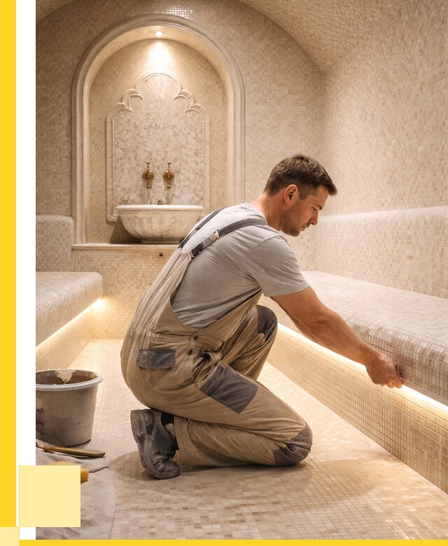 Отделка хамамов под ключ в Конаково от 5575 р. | ЭриданКнк