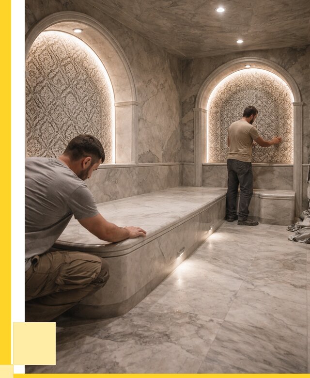 Турецкие бани под ключ в Конаково от 253425 р. | ЭриданКнк