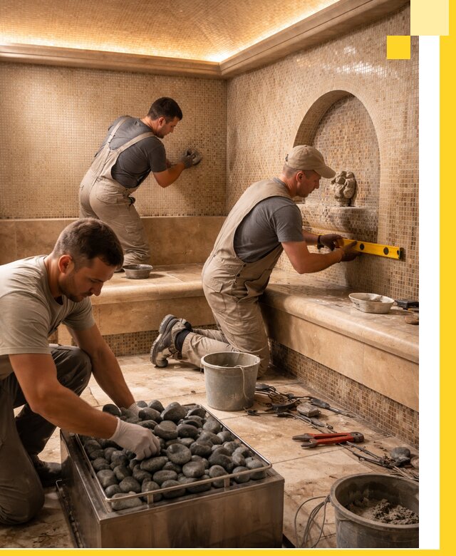 Проектирование и строительство хамама и сауны в Конаково