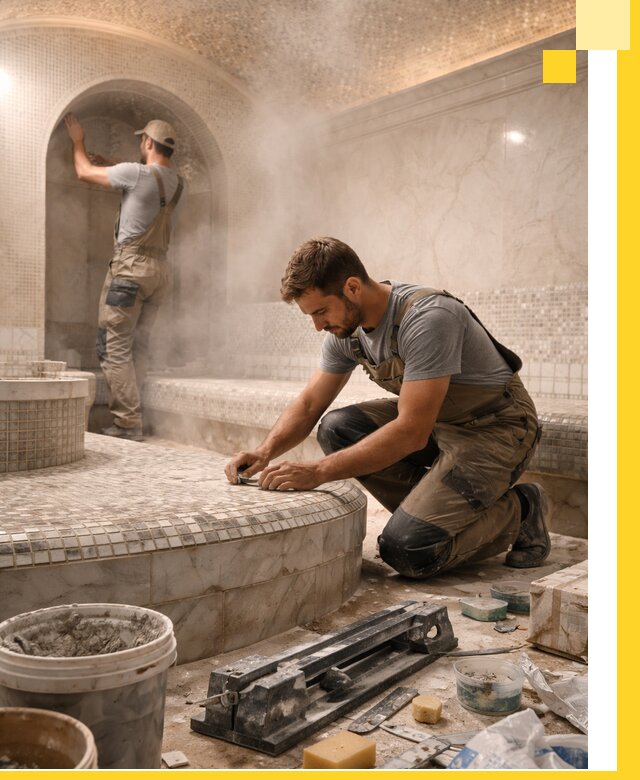 Профессиональный дизайн хамама и SPA под ключ в Конаково