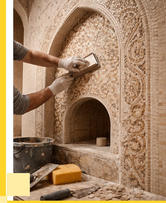 Мозаика для хамама в Конаково под ключ от 5069 р. | ЭриданКнк