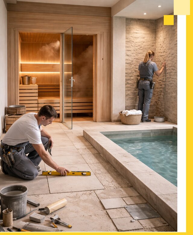 Комплексный дизайн и отделка интерьеров SPA под ключ в Конаково